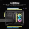 CORSAIR Caixa de PC - Icue Link 2500x RGB Micro ATX Dual Chamber preto