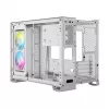 CORSAIR Caixa de PC – iCUE LINK 2500X RGB Micro-ATX Dual-Chamber branco