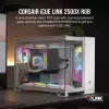 CORSAIR Caixa de PC – iCUE LINK 2500X RGB Micro-ATX Dual-Chamber branco
