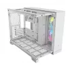 CORSAIR Caixa de PC – iCUE LINK 2500X RGB Micro-ATX Dual-Chamber branco