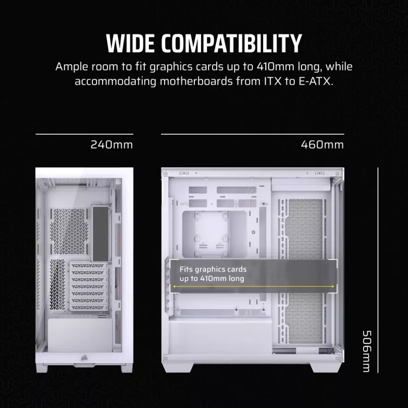 CORSAIR Caixa de PC - 3500X Mid-Tower - branco