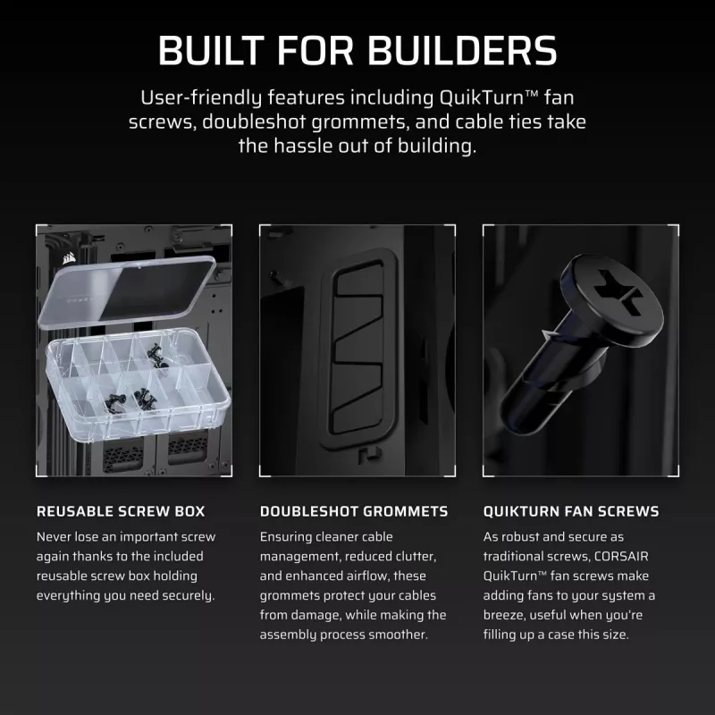 Caixa de PC CORSAIR - 5000T Mid-Tower High-Performance