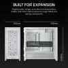 Caixa de PC CORSAIR - Frame 5000D RS High-Airflow Mid-Tower - branco