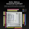 Caixa de PC CORSAIR - Frame 5000D RS High-Airflow Mid-Tower - branco
