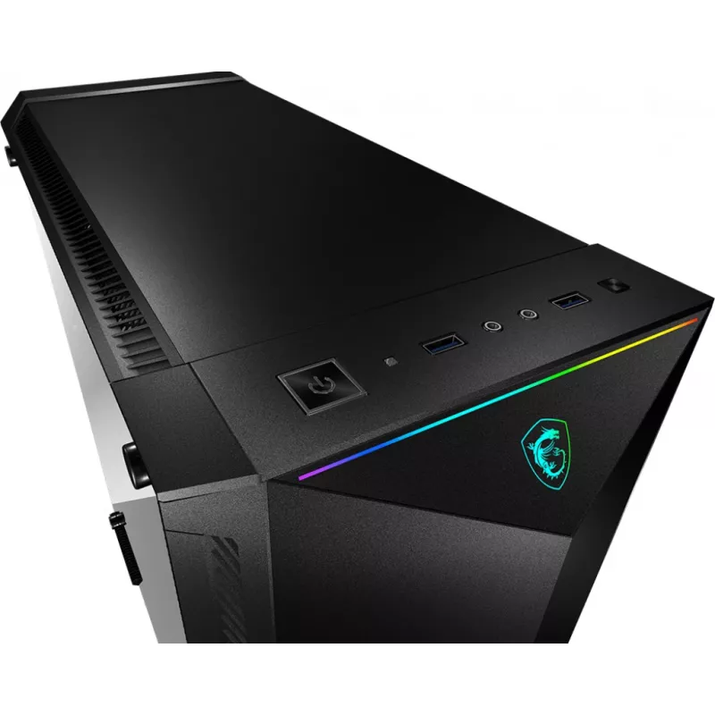 Caixa de computador gaming MSI MPG GUNGNIR 100 Midi Tower preto