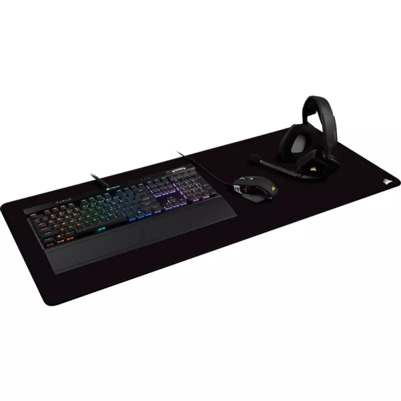 Tapete de rato gaming CORSAIR - Mm350 Pro Premium, superfície de tecido à prova de derrames, preto - Extended XL