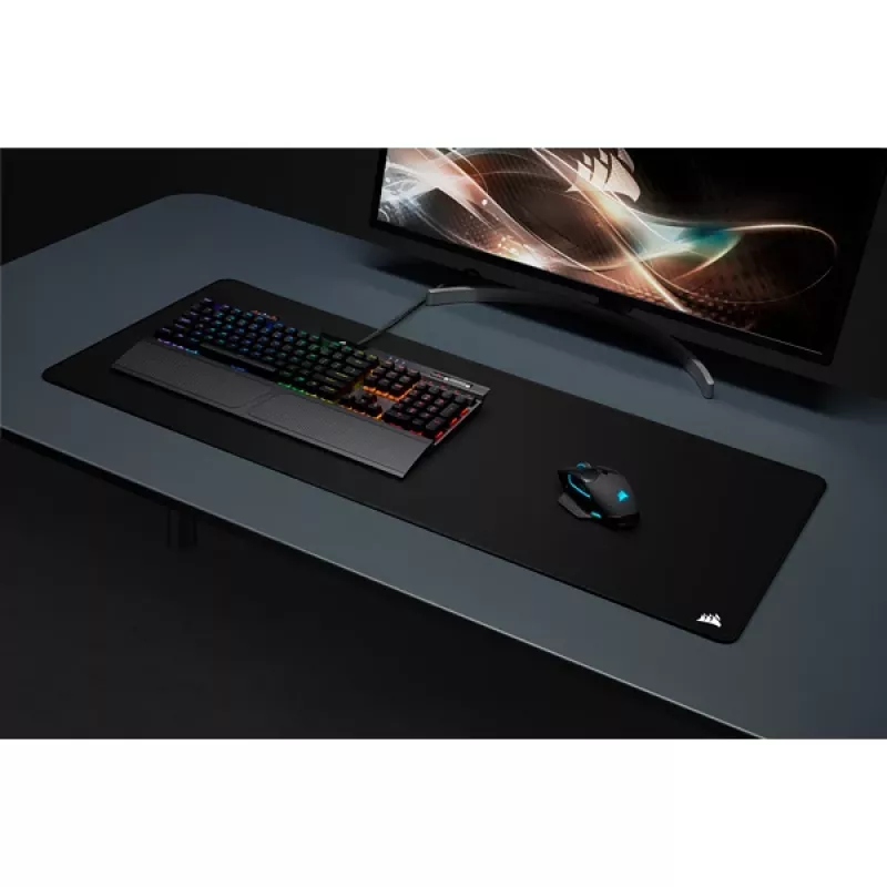 Tapete de rato gaming CORSAIR - Mm350 Pro Premium, superfície de tecido à prova de derrames, preto - Extended XL