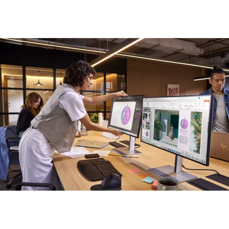 Monitor HP Series 7 Pro 27 polegadas QHD Thunderbolt 4 - 727pu, 68,6 cm (27 polegadas), 2560 x 1440 píxeis, Quad HD, LCD, 5 ms, preto