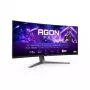 Monitor de computador AOC AGON PRO AG346UCD 86,4 cm (34 polegadas) 3440 x 1440 píxeis Wide Quad HD QD-OLED preto, cinzento