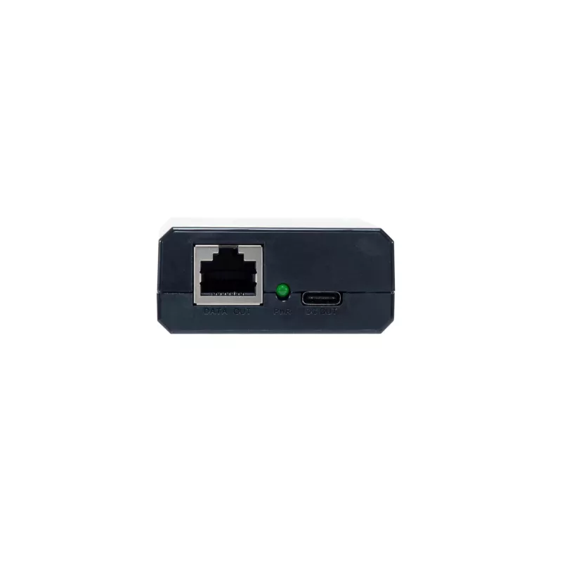 Splitter LevelOne Gigabit PoE bt para USB-C PD 3.0, IEEE 802.3af, IEEE 802.3at, IEEE 802.3bt, 10/100/1000Base-T(X), preto, atividade, ligação, alimentação, 0 - 40 °C, 0 - 70 °C