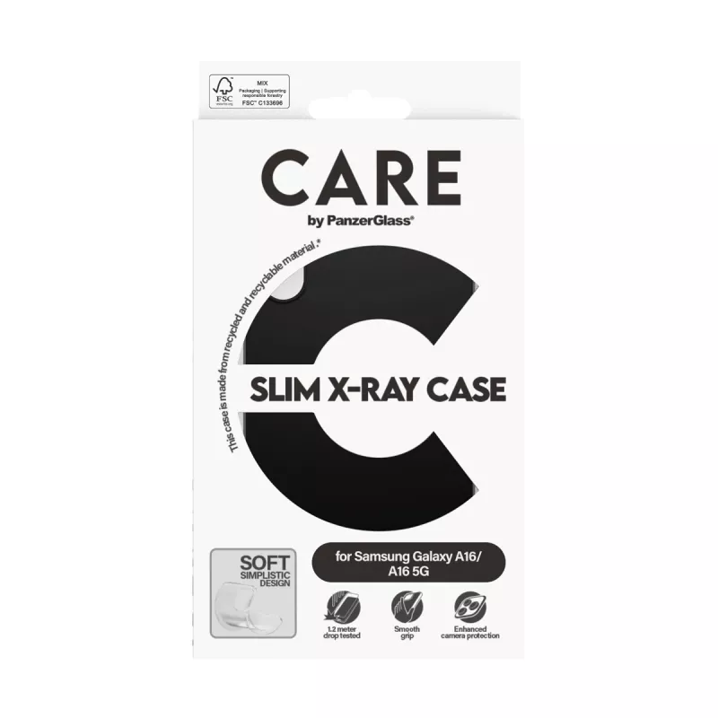 Capa PanzerGlass CARE™ by ® preta Samsung Galaxy A16 4G | A16 5G