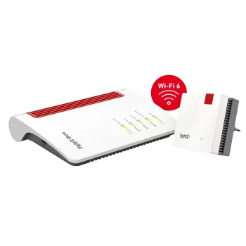 Conjunto Mesh 7530 AX + 1200 AX dual-band (2,4 GHz / 5 GHz) Wi-Fi 6 (802.11ax) vermelho, branco 4 3G interno
