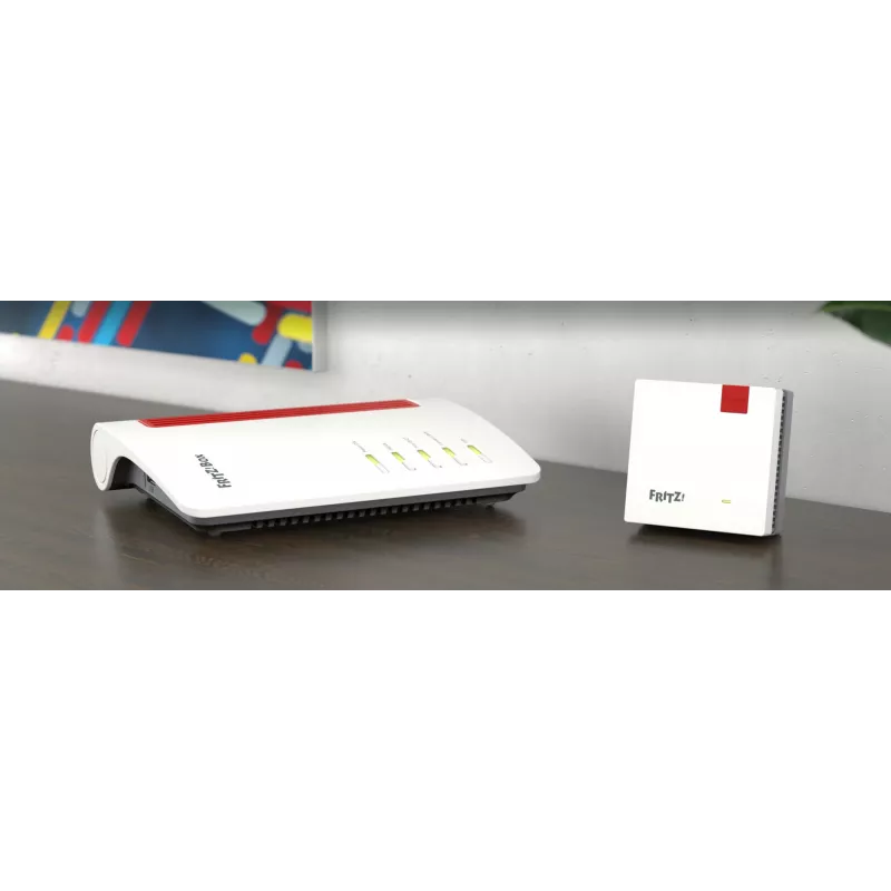 Conjunto Mesh 7530 AX + 1200 AX dual-band (2,4 GHz / 5 GHz) Wi-Fi 6 (802.11ax) vermelho, branco 4 3G interno