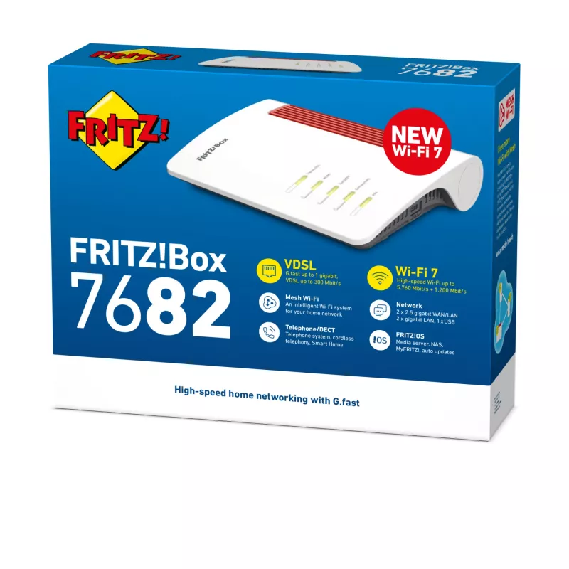 Router Wi-Fi Box 7682 2,5 Gigabit Ethernet dual-band (2,4 GHz / 5 GHz) branco