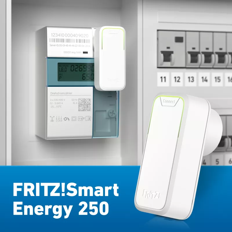 FRITZ! Smart Energy 250 emissor sem fios de montagem na parede RF Wireless