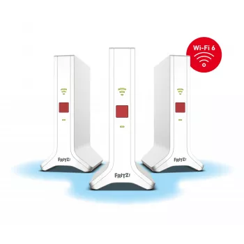 Conjunto Mesh 4200 dual-band (2,4 GHz / 5 GHz) Wi-Fi 6E (802.11ax) vermelho, branco 2x2/4x4