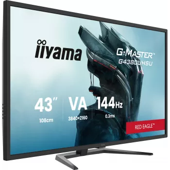 Monitor de computador iiyama G-MASTER G4380UHSU-B2 108 cm (42,5 inch) 3840 x 2160 píxeis 4K Ultra HD LED preto