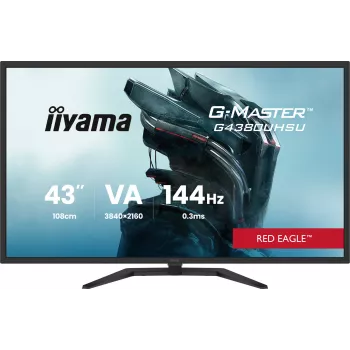 Monitor de computador iiyama G-MASTER G4380UHSU-B2 108 cm (42,5 inch) 3840 x 2160 píxeis 4K Ultra HD LED preto