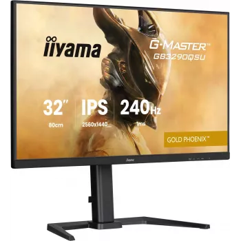 Monitor de computador iiyama G-MASTER GB3290QSU-B1 80 cm (31,5 inch) 2560 x 1440 píxeis Quad HD LED preto