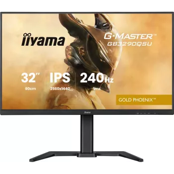 Monitor de computador iiyama G-MASTER GB3290QSU-B1 80 cm (31,5 inch) 2560 x 1440 píxeis Quad HD LED preto