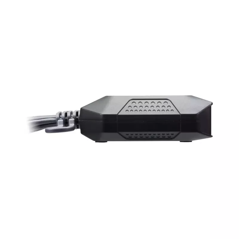 Comutador KVM HDMI USB de 2 portas ATEN 4K com telecomando para seleção de portas