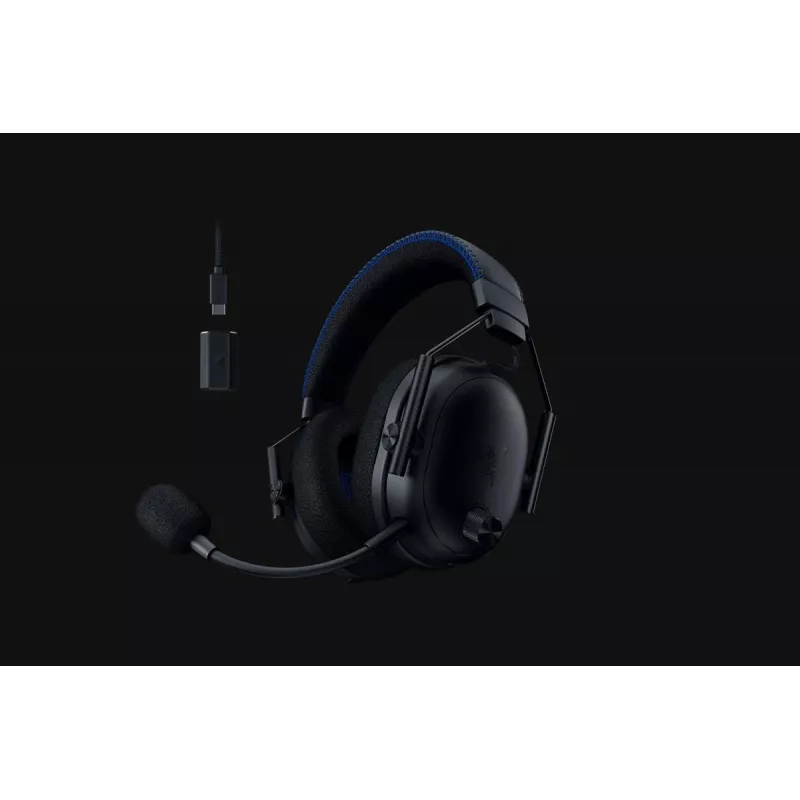 Headset RAZER Blackshark V3 Pro - Estéreo - Sem fios/ USB - Preto Para Playstation