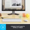 Conjunto de teclado e rato sem fios finos LOGITECH Mk470 - Branco sujo - Azerty Francês
