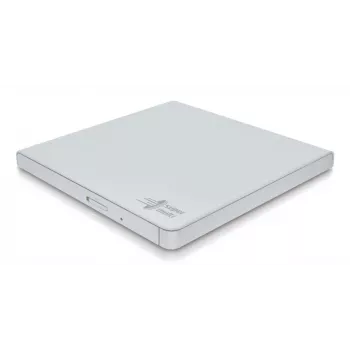 HITACHI-LG DATA STORAGE Gravador de DVD portátil fino - Gp57eb40 - USB 2.0 - Branco