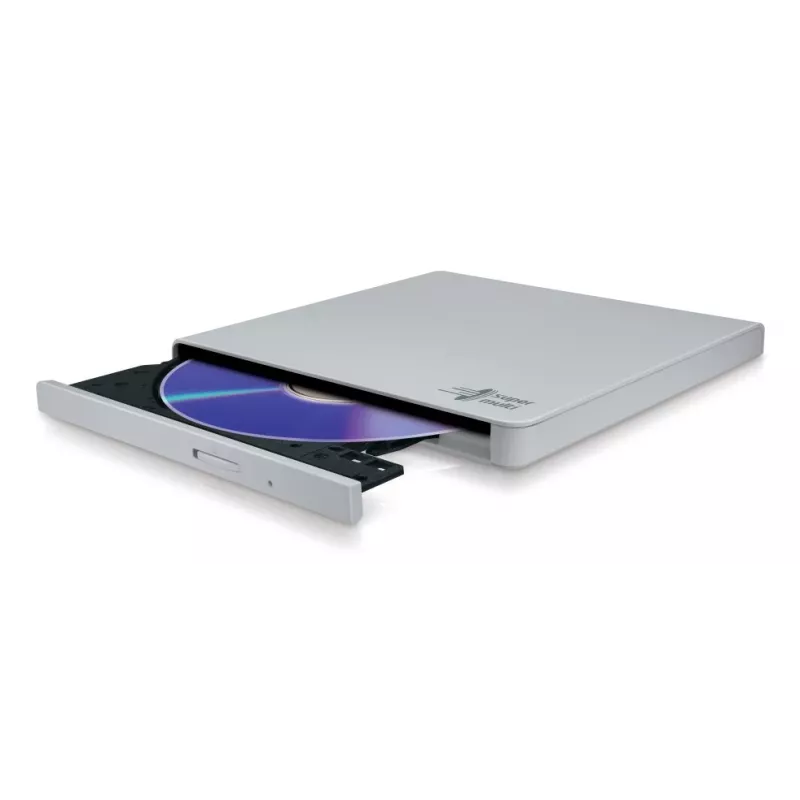 HITACHI-LG DATA STORAGE Gravador de DVD portátil fino - Gp57eb40 - USB 2.0 - Branco