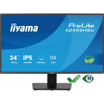 iiyama ProLite X2492HSU-B1 Monitor de computador 60,5 cm (23,8