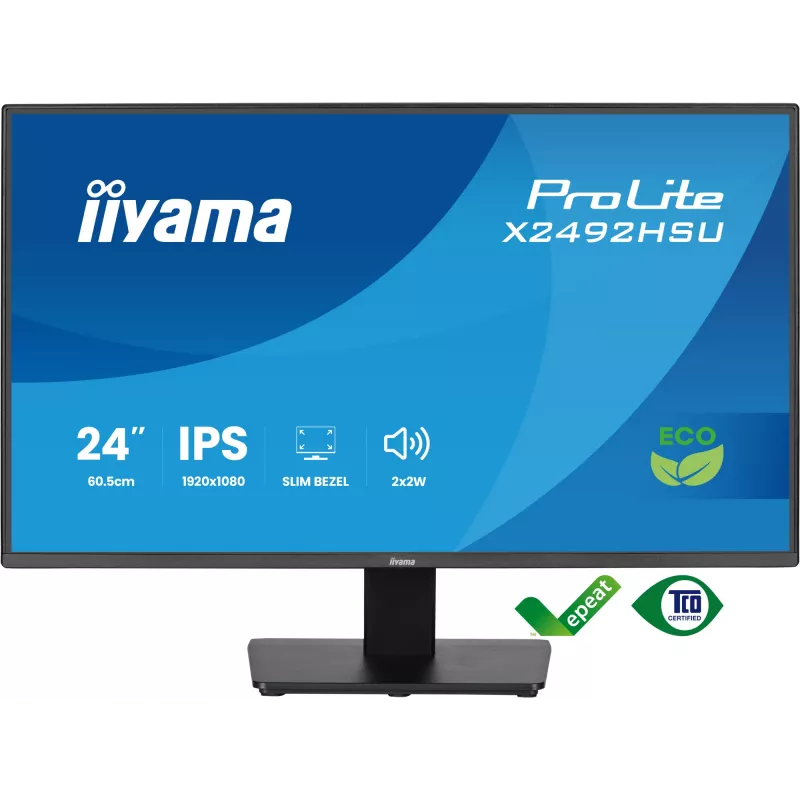 iiyama ProLite X2492HSU-B1 Monitor de computador 60,5 cm (23,8