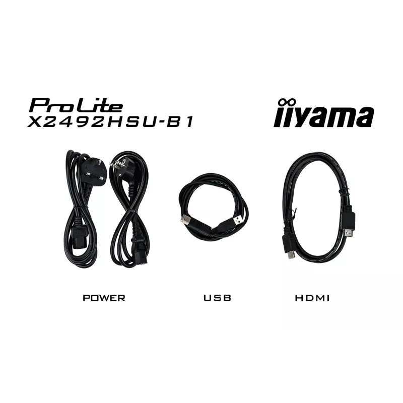 iiyama ProLite X2492HSU-B1 Monitor de computador 60,5 cm (23,8