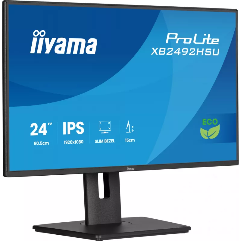 iiyama ProLite XB2492HSU-B1 Monitor de computador 60,5 cm (23,8