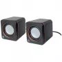 Manhattan 2600 Series 161435 sistema de colunas, 2.0 estéreo, alimentação USB, 6 W RMS, 90 - 20000 Hz, preto