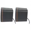 Manhattan 2600 Series 161435 sistema de colunas, 2.0 estéreo, alimentação USB, 6 W RMS, 90 - 20000 Hz, preto