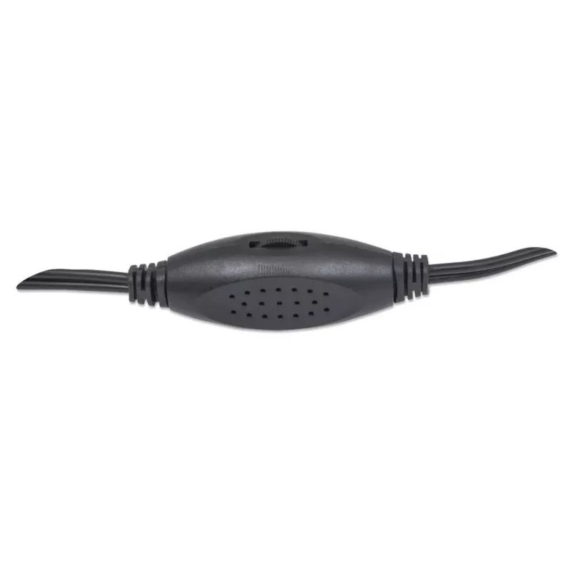 Manhattan 2600 Series 161435 sistema de colunas, 2.0 estéreo, alimentação USB, 6 W RMS, 90 - 20000 Hz, preto