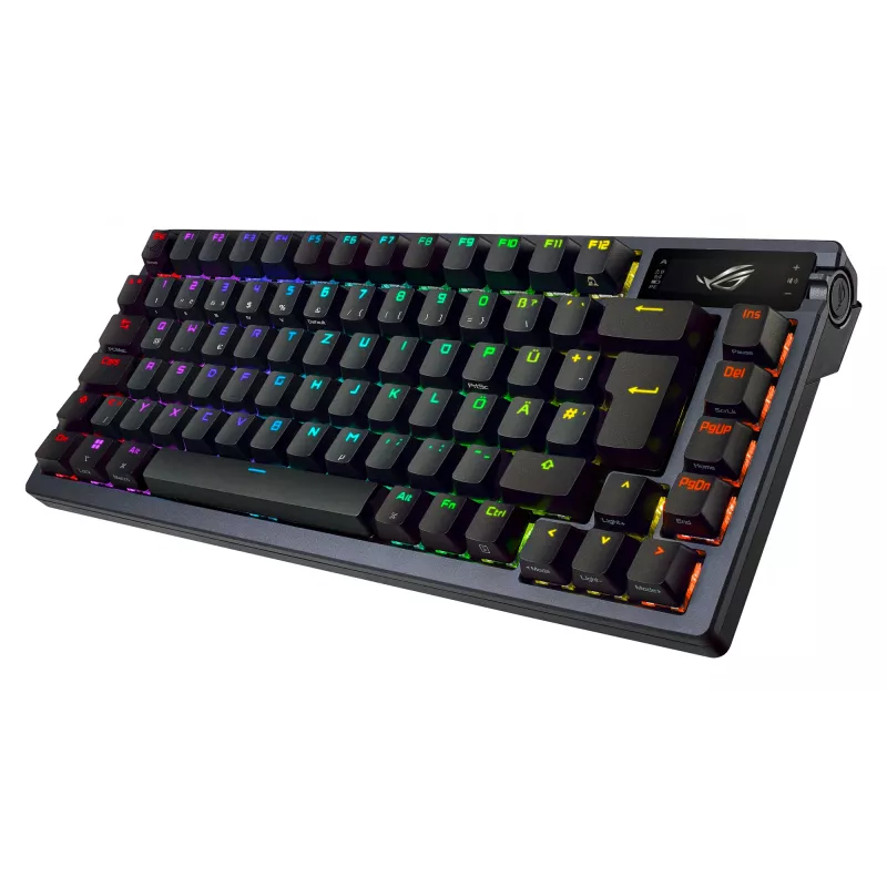 ASUS ROG Azoth Teclado Gaming USB + RF Wireless + Bluetooth QWERTY Preto