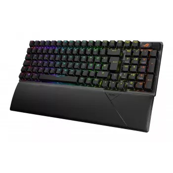 ASUS ROG Strix Scope II 96 Wireless Teclado Gaming USB + RF Wireless + Bluetooth QWERTZ Alemão Preto