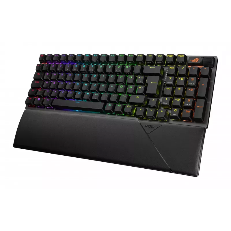 ASUS ROG Strix Scope II 96 Wireless Teclado Gaming USB + RF Wireless + Bluetooth QWERTZ Alemão Preto