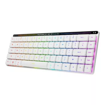 ASUS ROG Falchion RX Low Profile Teclado Gaming USB + RF Wireless + Bluetooth QWERTZ Branco