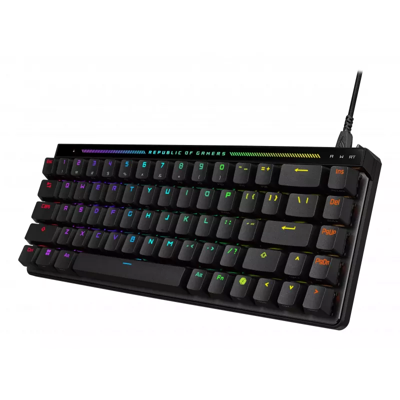 ASUS ROG Falchion Ace HFX Teclado Gaming USB QWERTZ Alemão Preto
