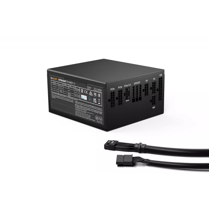 be quiet! BN338 Fonte de alimentação 1000 W 20+4 pin ATX ATX Preto