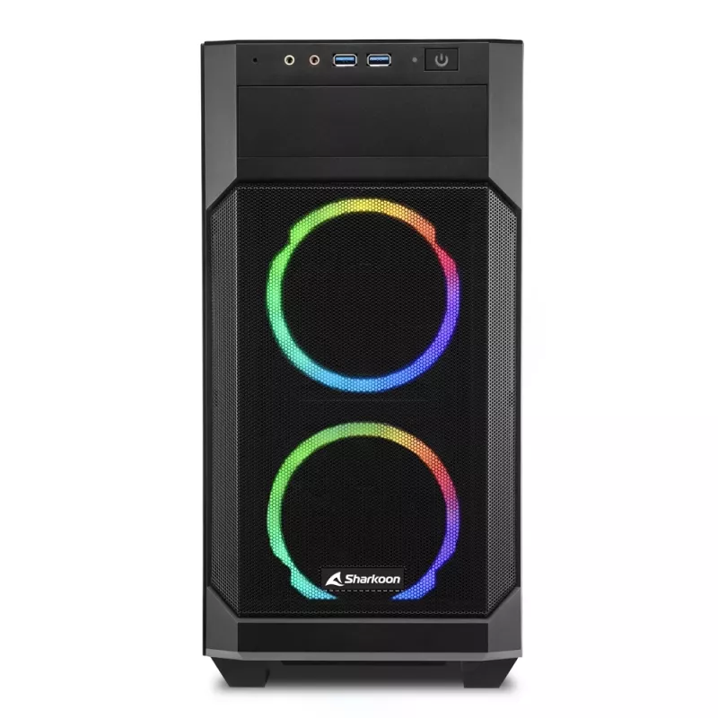 Caixa Sharkoon - V1000 RGB Micro Tower Preto