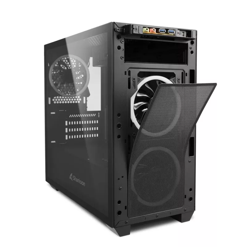 Caixa Sharkoon - V1000 RGB Micro Tower Preto