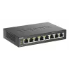 Switch não gerido D-Link DGS-1008P/E, L2, 8 portas, PoE