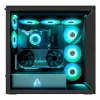 ARCTIC Xtender VG (Mirror Black) caixa de PC E-ATX Premium com suporte vertical para GPU