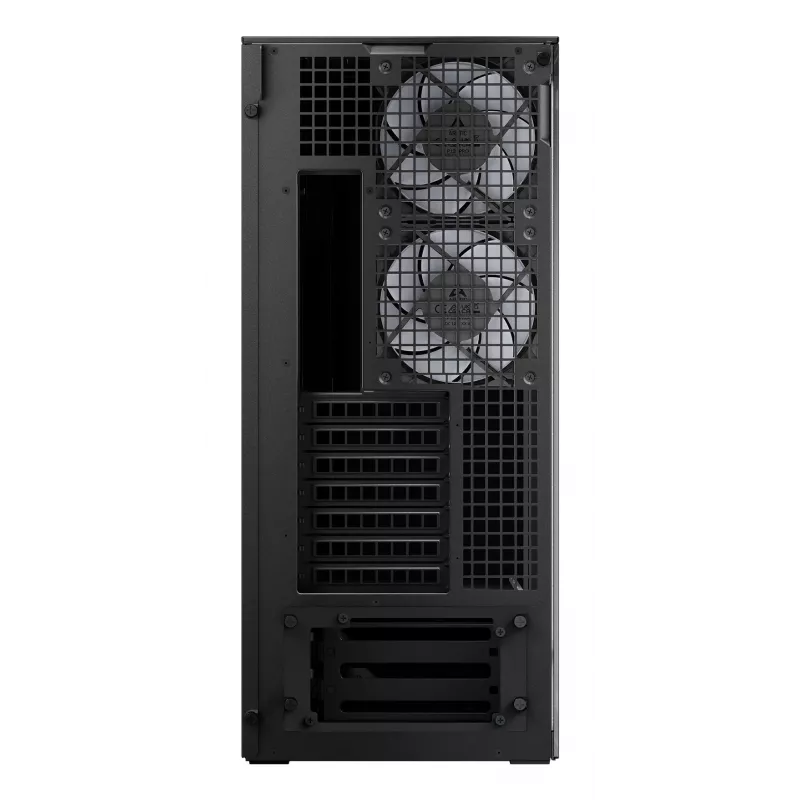ARCTIC Xtender VG (Mirror Black) caixa de PC E-ATX Premium com suporte vertical para GPU
