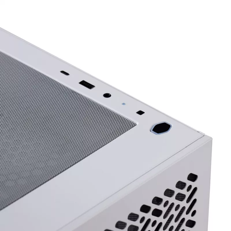 Caixa de PC Cooler Master Elite 302 Branco mATX com 3 ventoinhas ARGB de 120mm