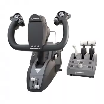 Thrustmaster TCA Yoke Pack Boeing Edition Preto, Cinzento USB Fightstick PC, Xbox, Xbox One, Xbox One S, Xbox One X, Xbox Series S, Xbox Series X