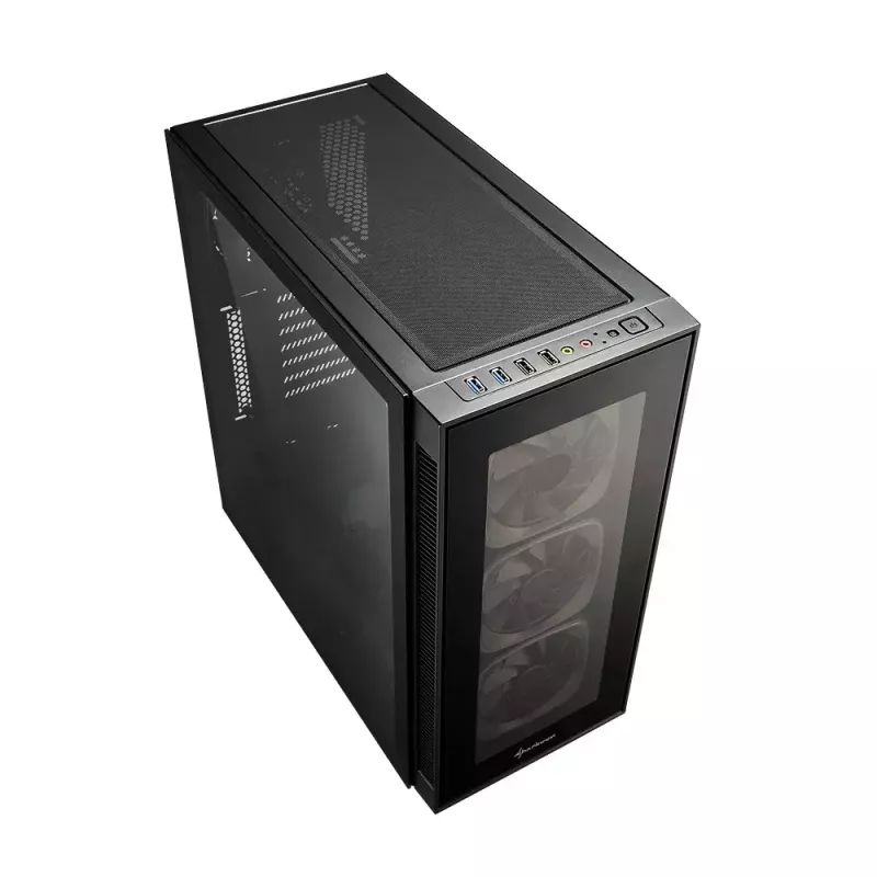 Caixa de PC Sharkoon TG6 RGB Midi Tower Preto